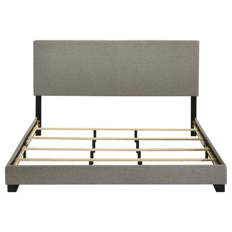 Dorian Taupe Upholstered California King Panel Bed from Coaster - Luna Furniture
