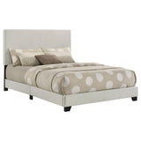 Dorian Cream Upholstered Full Panel Bed from Coaster - Luna Furniture