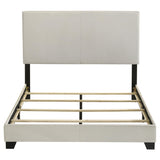 Dorian Cream Upholstered Full Panel Bed from Coaster - Luna Furniture