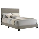Dorian Taupe Upholstered Full Panel Bed from Coaster - Luna Furniture
