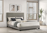 Dorian Taupe Upholstered Queen Panel Bed from Coaster - Luna Furniture