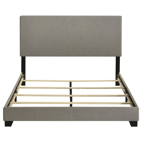 Dorian Taupe Upholstered Queen Panel Bed from Coaster - Luna Furniture