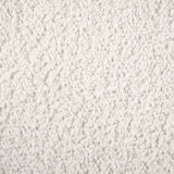 Dorset White Fabric Upholstered Round Track Arm Accent Chair from Coaster - Luna Furniture