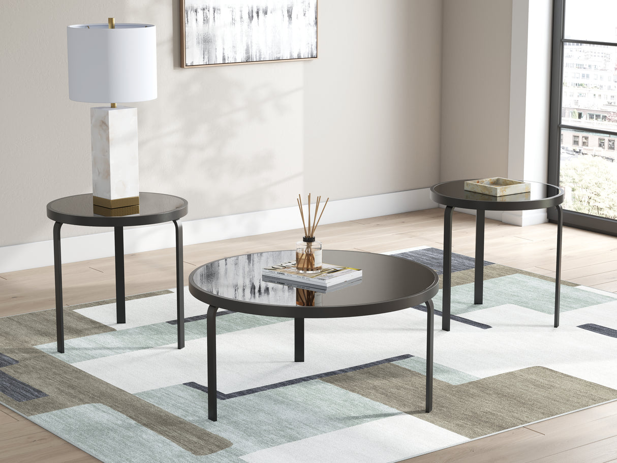 Dorylin Black Table (Set of 3) from Ashley - Luna Furniture