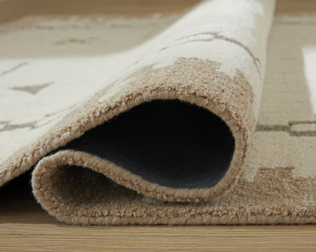 Dot Cream/Brown/Taupe Large Rug from Ashley - Luna Furniture