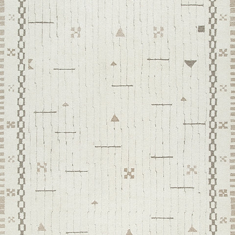 Dot Cream/Brown/Taupe Large Rug from Ashley Furniture - Luna Furniture