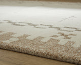Dot Cream/Brown/Taupe Medium Rug from Ashley Furniture - Luna Furniture