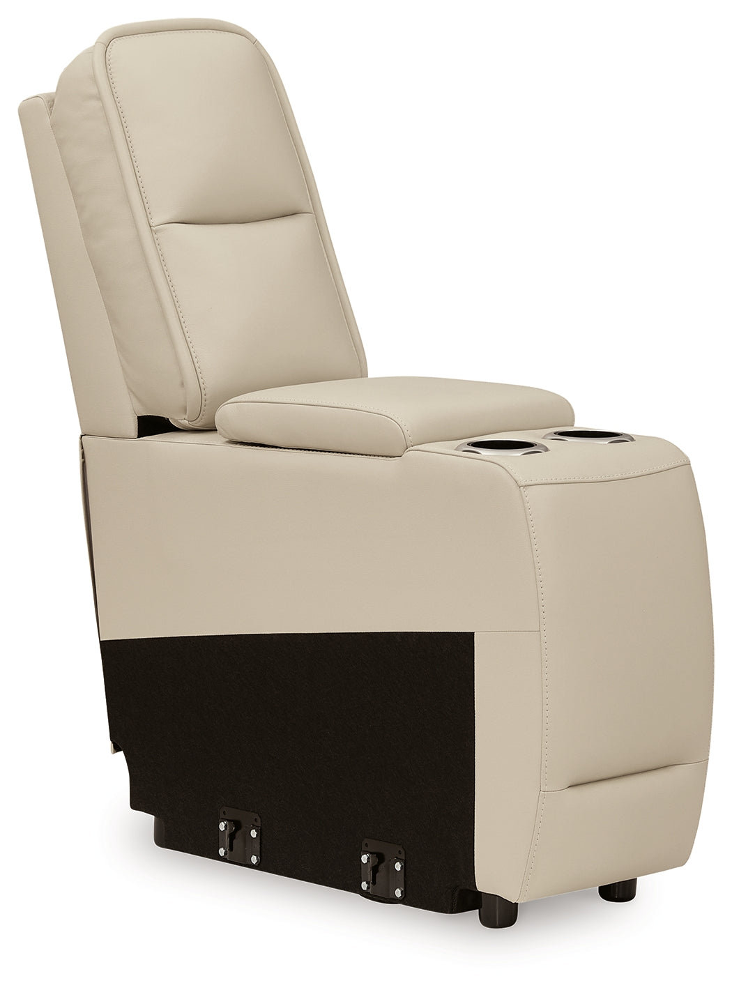 Double Deal Almond 5-Piece Reclining Sectional with Console from Ashley - Luna Furniture