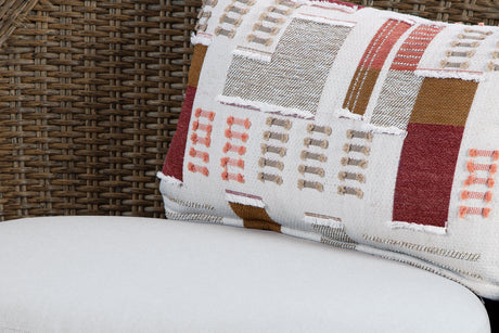 Double Point Beige Outdoor Seating Set from Ashley - Luna Furniture