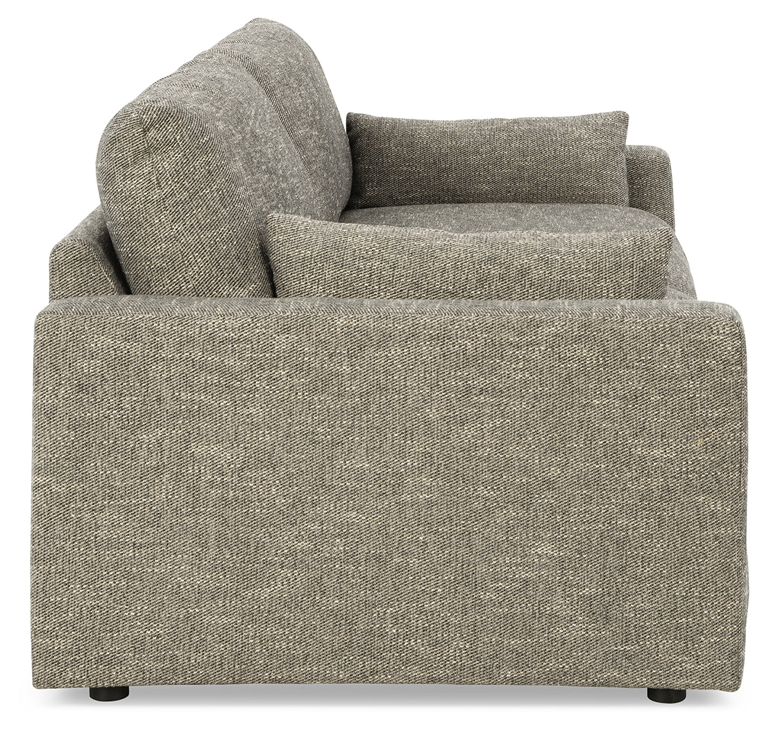 Dramatic Granite Sofa, Loveseat, Chair and Ottoman from Ashley - Luna Furniture