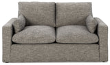 Dramatic Granite Sofa, Loveseat, Chair and Ottoman from Ashley - Luna Furniture