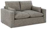 Dramatic Granite Sofa, Loveseat, Chair and Ottoman from Ashley - Luna Furniture