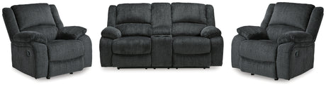 Draycoll Reclining Loveseat and 2 Recliners from Ashley - Luna Furniture