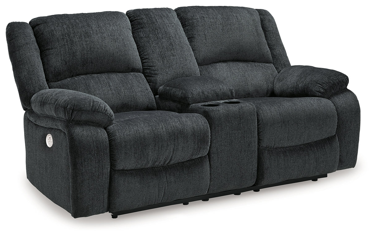 Draycoll Slate Power Reclining Loveseat and Power Recliner from Ashley - Luna Furniture
