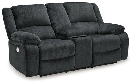 Draycoll Slate Power Reclining Loveseat and Power Recliner from Ashley - Luna Furniture