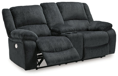 Draycoll Slate Power Reclining Loveseat and Power Recliner from Ashley - Luna Furniture