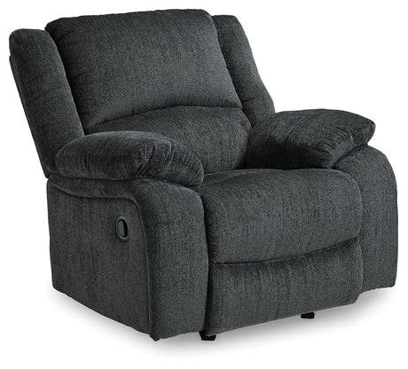 Draycoll Slate Reclining Loveseat with Console and Recliner from Ashley - Luna Furniture