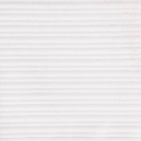 Drayton Ivory Upholstered Curved Armless Accent Chair from Coaster - Luna Furniture