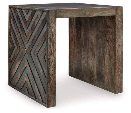 Dreggan Brown End Table from Ashley - Luna Furniture