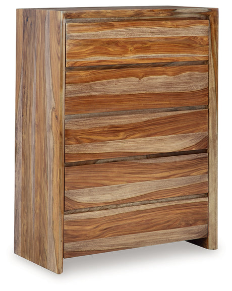 Dressonni Brown Chest of Drawers from Ashley - Luna Furniture