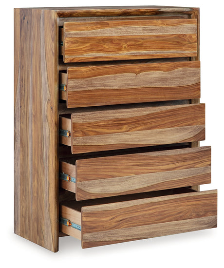 Dressonni Brown Chest of Drawers from Ashley - Luna Furniture