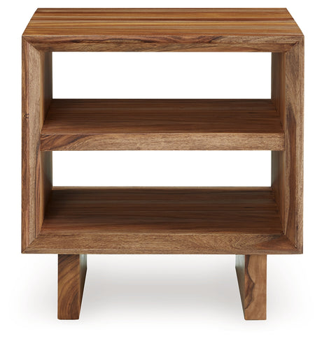 Dressonni Brown End Table from Ashley - Luna Furniture