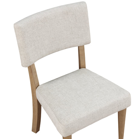 Colvin Vanilla/Brown Side Chair, Set of 2 from Steve Silver - Luna Furniture