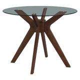 Zen 5-Piece Counter Set with Brown Velvet Counter Chairs from Steve Silver - Luna Furniture