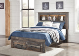 Drystan Full Bookcase Storage Bed and Chest from Ashley - Luna Furniture