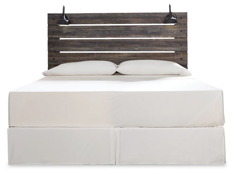 Drystan Multi King Panel Headboard with Metal Frame, Dresser, Mirror, and Nightstand from Ashley - Luna Furniture