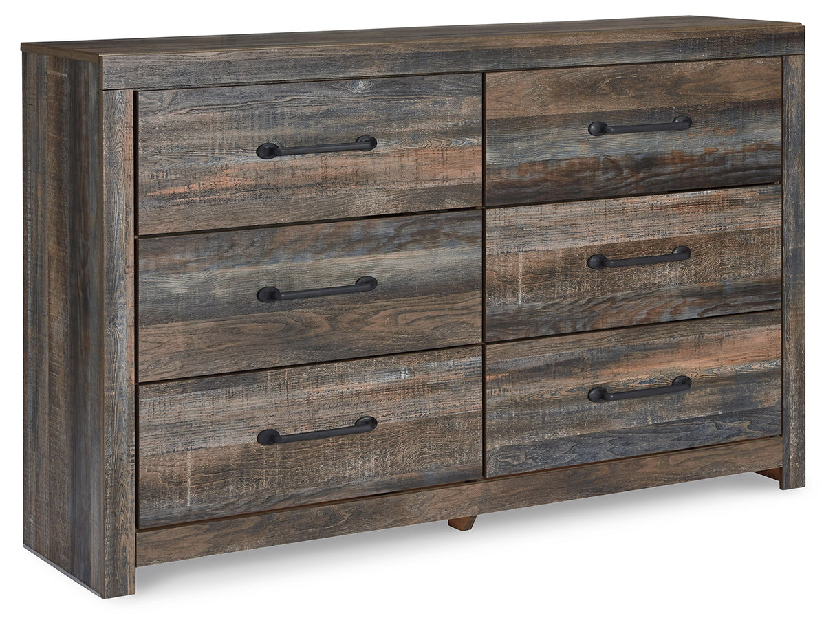 Drystan Queen Panel Bed, 2 Dressers, Mirror and 2 Nightstands from Ashley Furniture - Luna Furniture