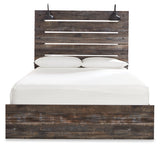 Drystan Queen Panel Bed, 2 Dressers, Mirror, Chest and 2 Nightstands from Ashley - Luna Furniture