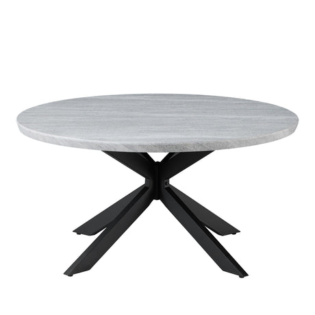 Keyla Faux-Marble Round Cocktail Table from Steve Silver - Luna Furniture