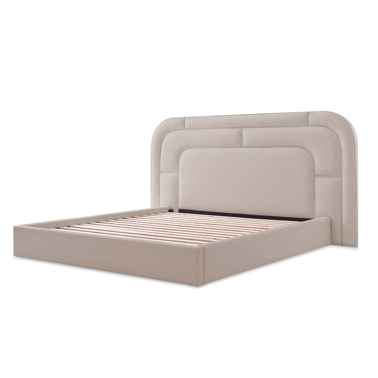 Decorative Orchid Bed Orchid Queen Lift Up Storage Bed from Michael Amini - Luna Furniture