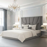 Decorative Rose Bed Rose King Lift Up Storage Bed from Michael Amini - Luna Furniture