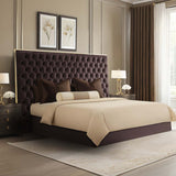 Decorative Dahlia Bed Dahlia Queen Lift Up Storage Bed from Michael Amini - Luna Furniture