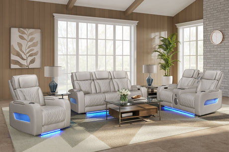 Dubai Sand 3-Piece Power Reclining Set from Happy Homes - Luna Furniture