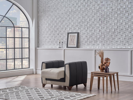 Dublin Boss Cream Living Room Set from Bellona - Luna Furniture