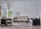 Dublin Boss Cream Loveseat from Bellona - Luna Furniture