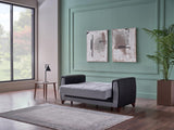 Dublin Boss Grey Loveseat from Bellona - Luna Furniture