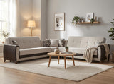 Dublin Boss Cream Wedge from Bellona - Luna Furniture