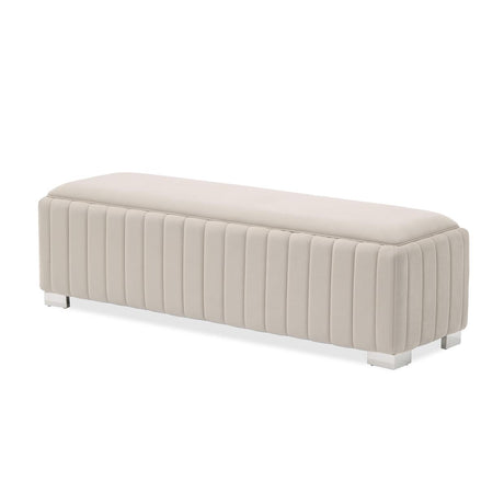 Decorative Amaryllis Bed Amaryllis Accent Bench from Michael Amini - Luna Furniture