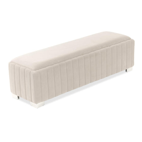 Decorative Amaryllis Bed Amaryllis Accent Bench from Michael Amini - Luna Furniture