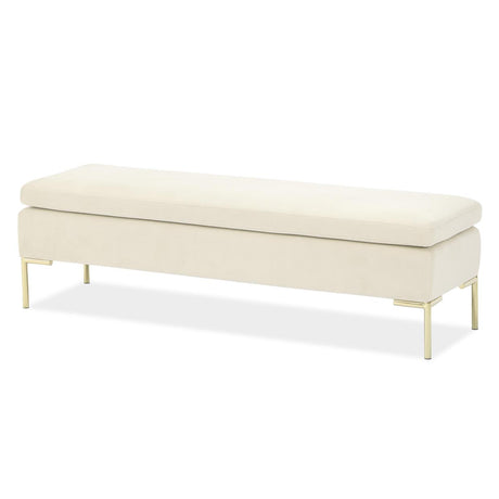 Decorative Zennia Bed Zennia Accent Bench from Michael Amini - Luna Furniture