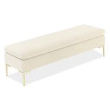 Decorative Zennia Bed Zennia Accent Bench from Michael Amini - Luna Furniture