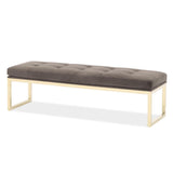 Decorative Dahlia Bed Dahlia Accent Bench from Michael Amini - Luna Furniture