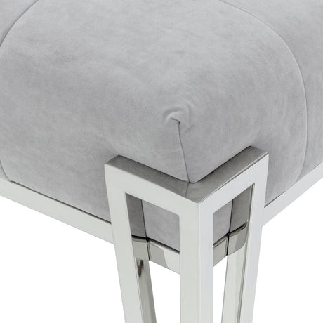 Decorative Rose Bed Rose Accent Bench from Michael Amini - Luna Furniture