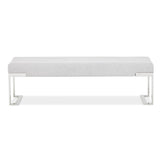 Decorative Tulip Bed Tulip Accent Bench from Michael Amini - Luna Furniture