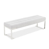 Decorative Tulip Bed Tulip Accent Bench from Michael Amini - Luna Furniture