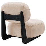 Duffie Camel Upholstered Armless Accent Chair from Coaster - Luna Furniture